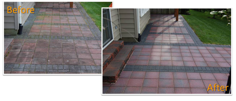 paver sealing pavers before clean cincinnati patio dayton columbus oh process