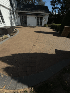 Paver patio and paver driveway cleaning and sealing and repair in Amberley Village Ohio