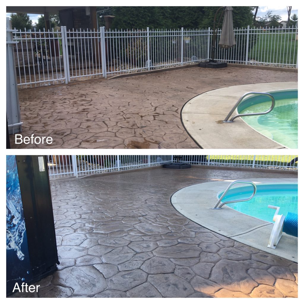 Stamped and Stained Concrete Sealer